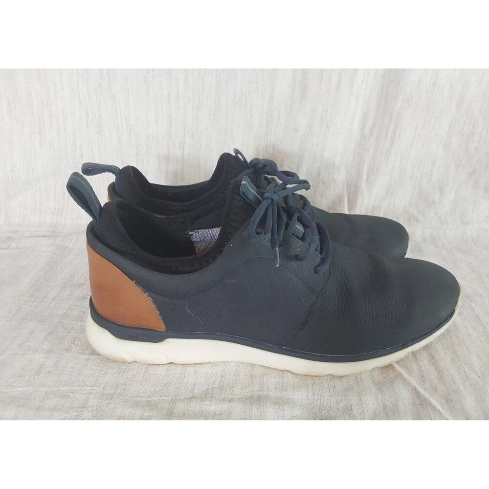 Johnston & Murphy XC4 Waterproof Mens Size 9.5 M Blue Leather Oxford Sneaker